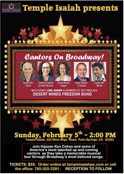 Banner Image for Cantors On Broadway